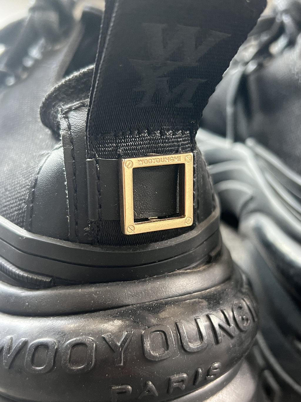 Wooyoungmi Paris Platform Chunky Sneakers Black EU43