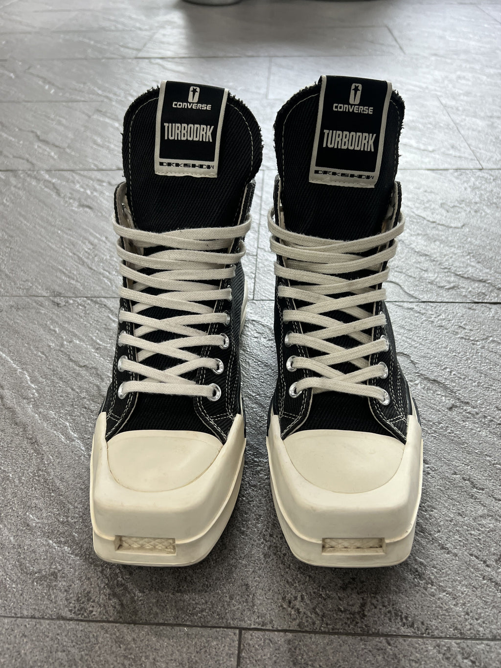 Rick Owens DRKSHDW x Converse TURBODRK Chuck 70 High 40.5