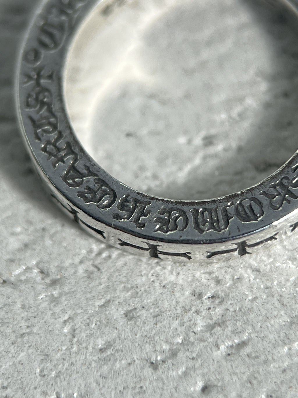 Chrome Hearts Spacer Ring Silver US4 47MM