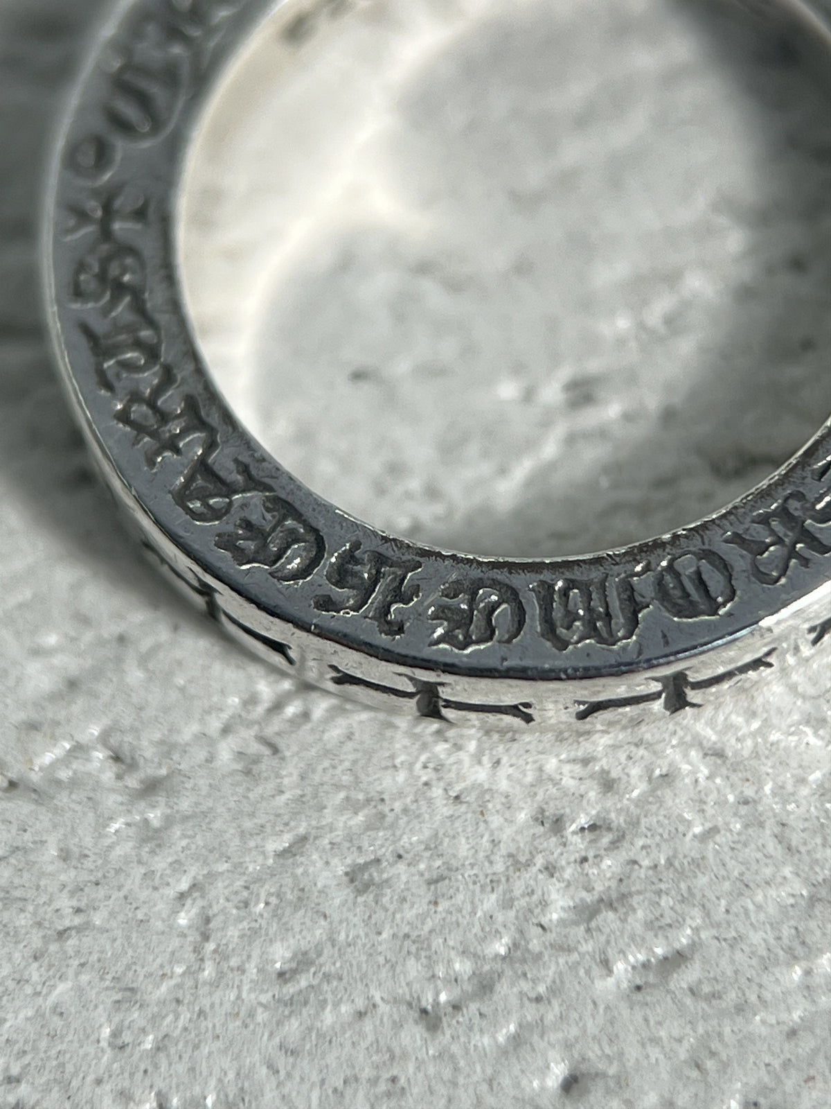 Chrome Hearts Spacer Ring Silver US4 47MM