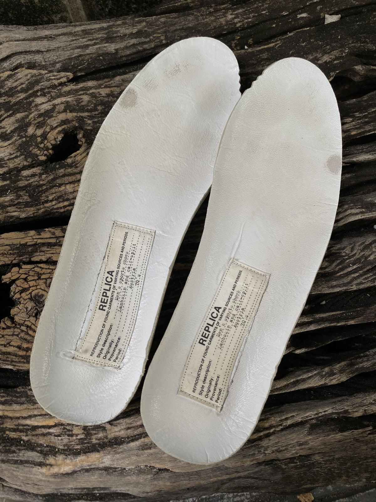 Maison Margiela Replica White Grey Gum Sneakers EU37