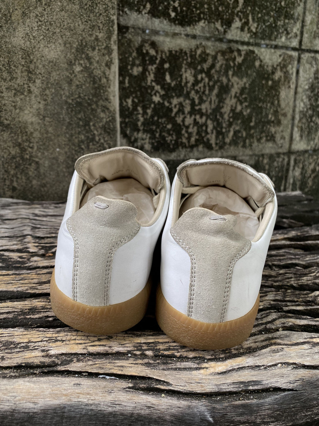 Maison Margiela Replica White Grey Gum Sneakers EU37