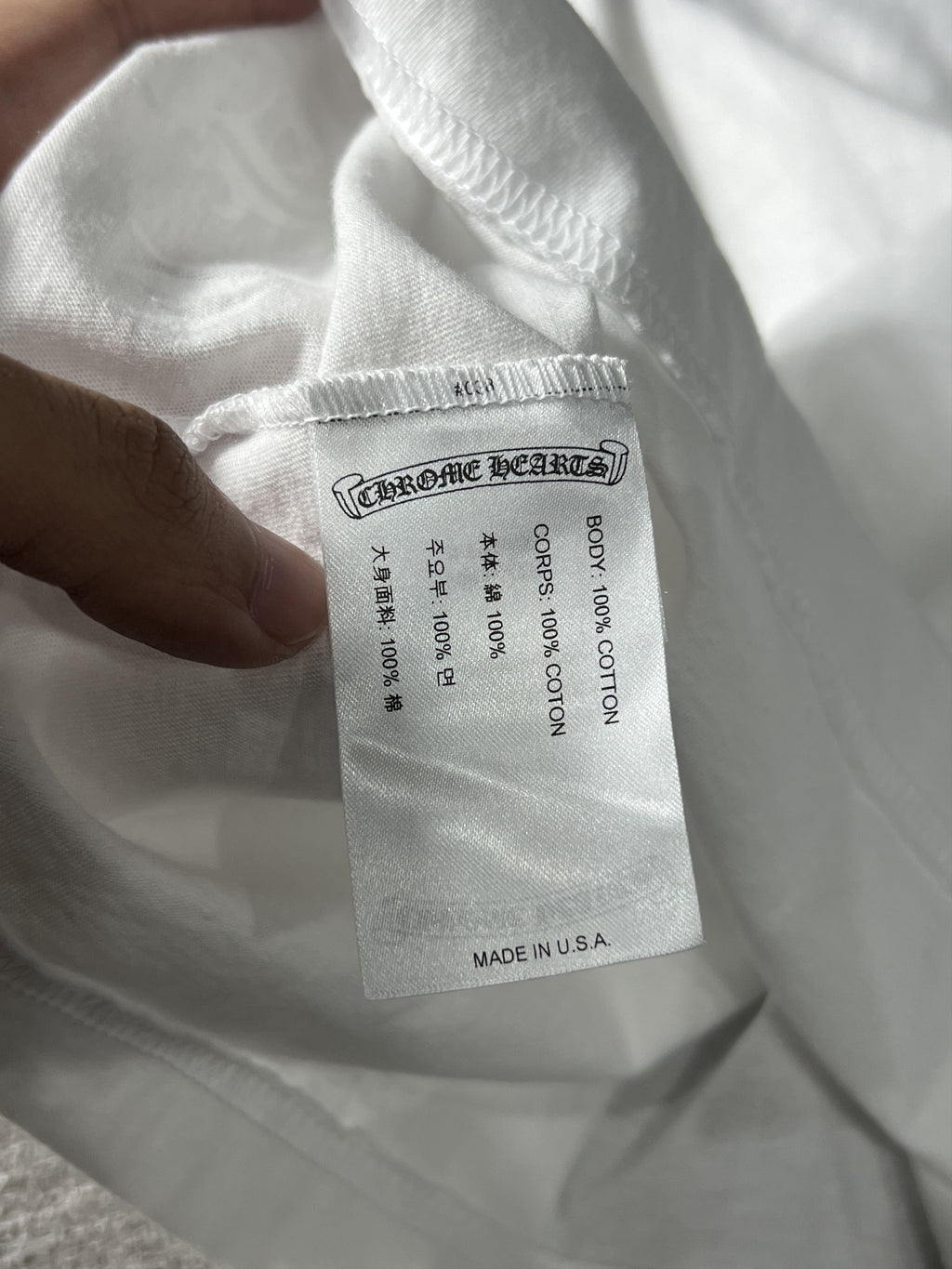 Chrome Hearts Osaka Pocket Tee White XL USA