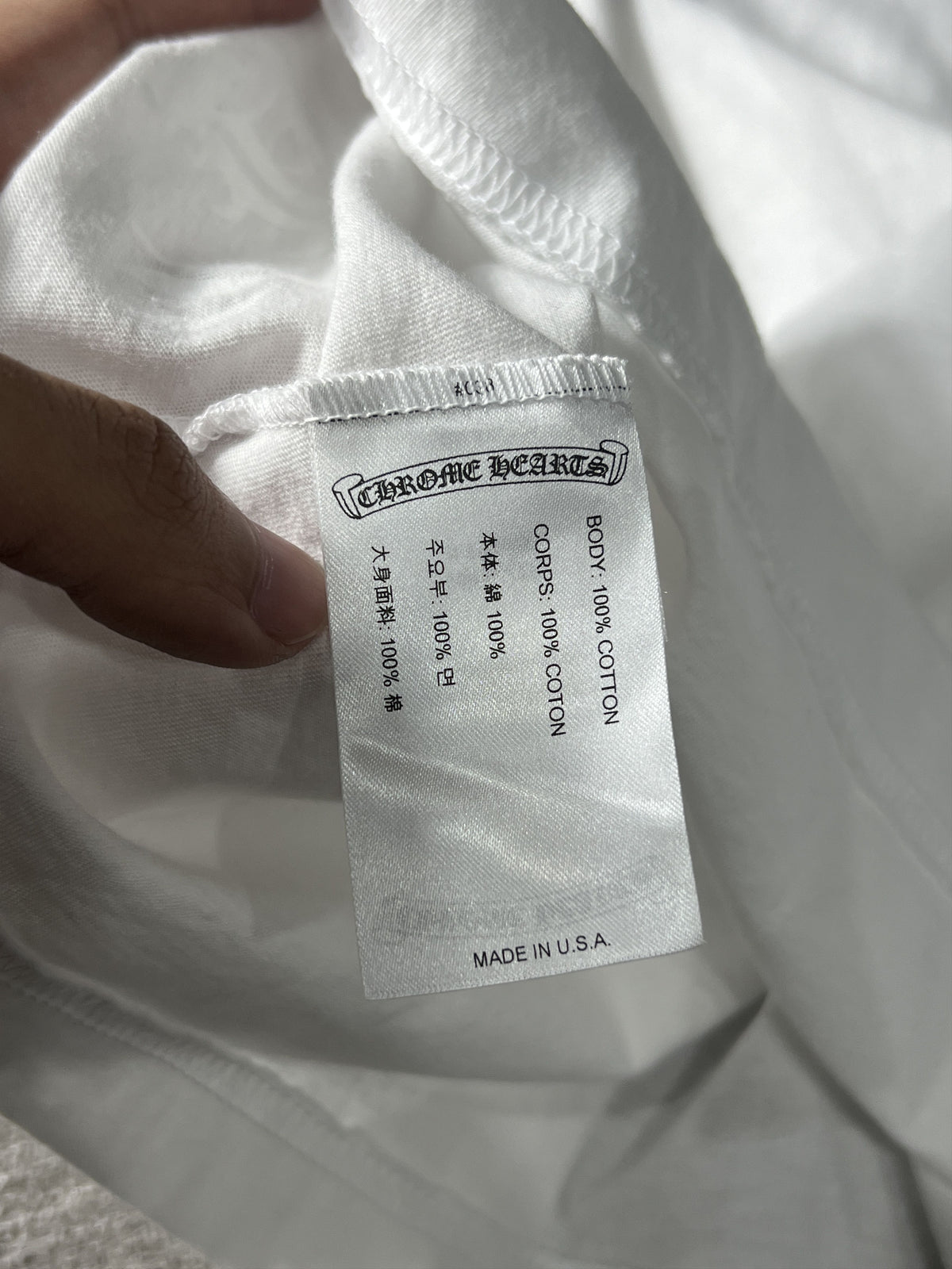 Chrome Hearts Osaka Pocket Tee White XL USA