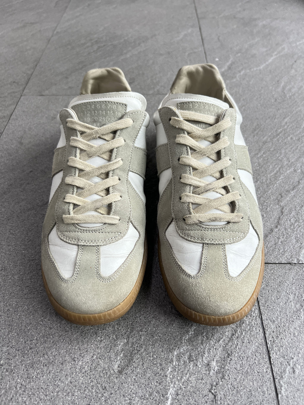 Maison Margiela Replica Leather Suede GAT Sneakers 41