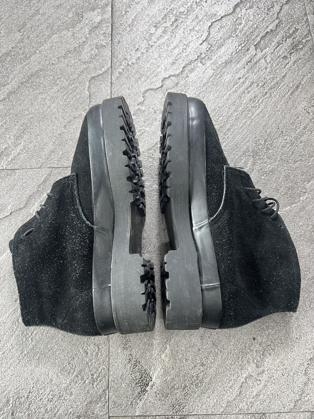 Comme des Garçons Homme Suede Chukka Boots Black 24.5cm