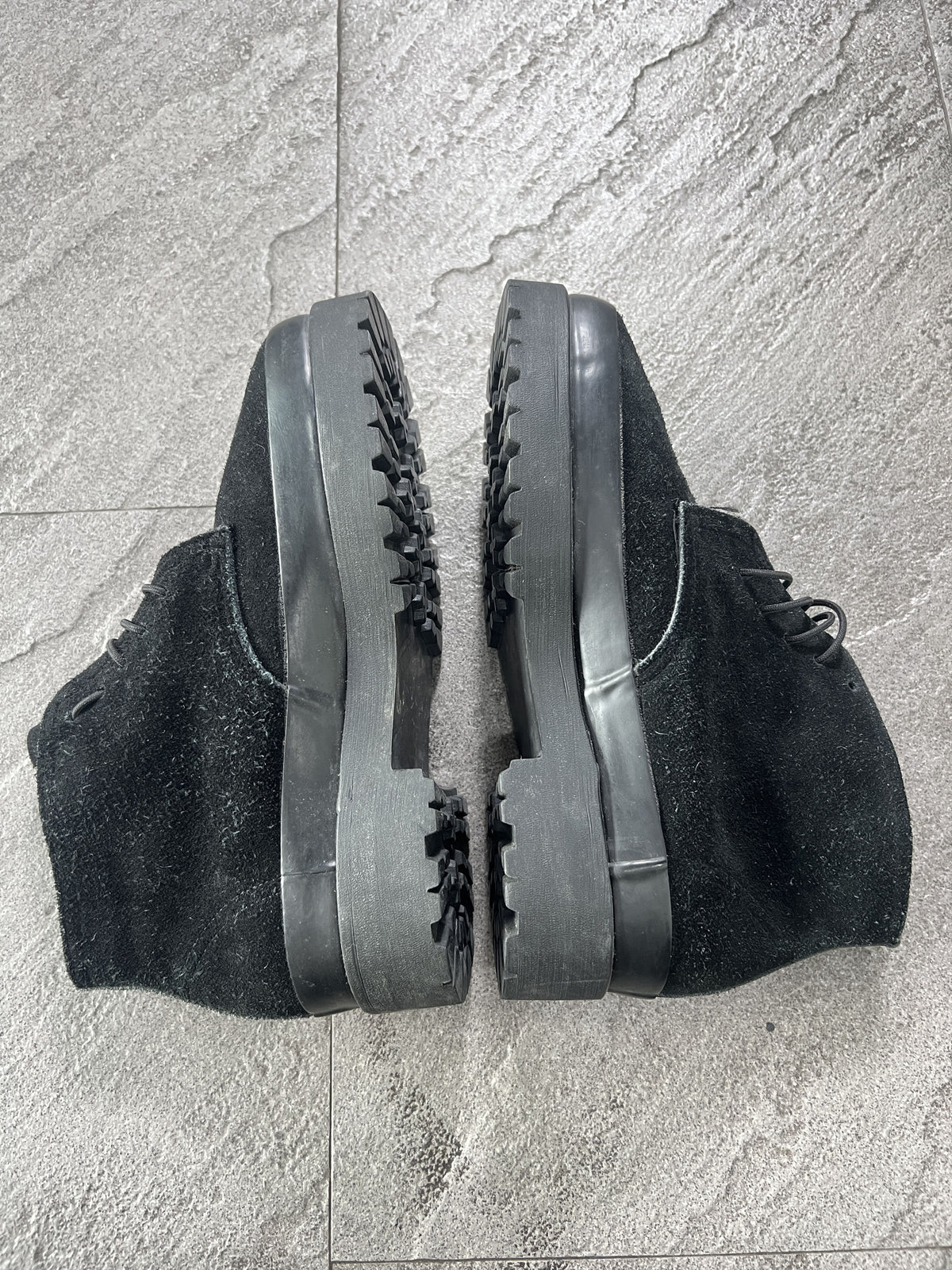 Comme des Garçons Homme Suede Chukka Boots Black 24.5cm
