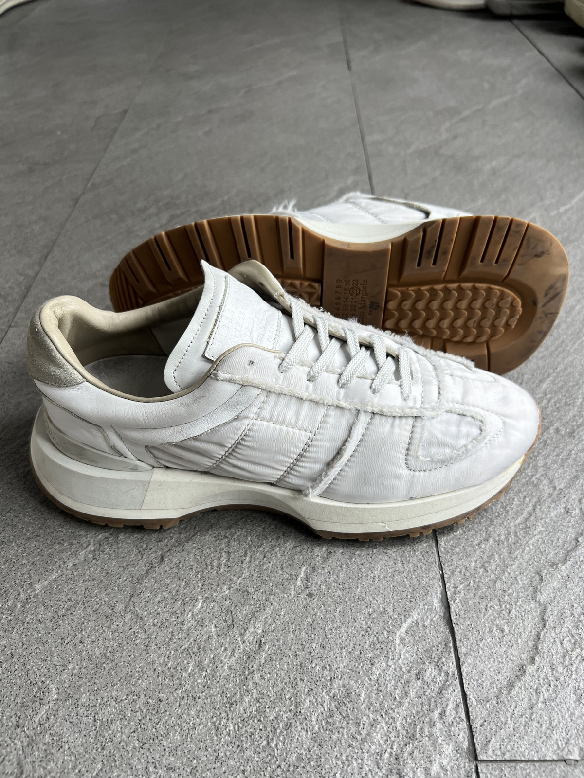 Maison Margiela Quilted Deconstructed Runner Sneakers EU42