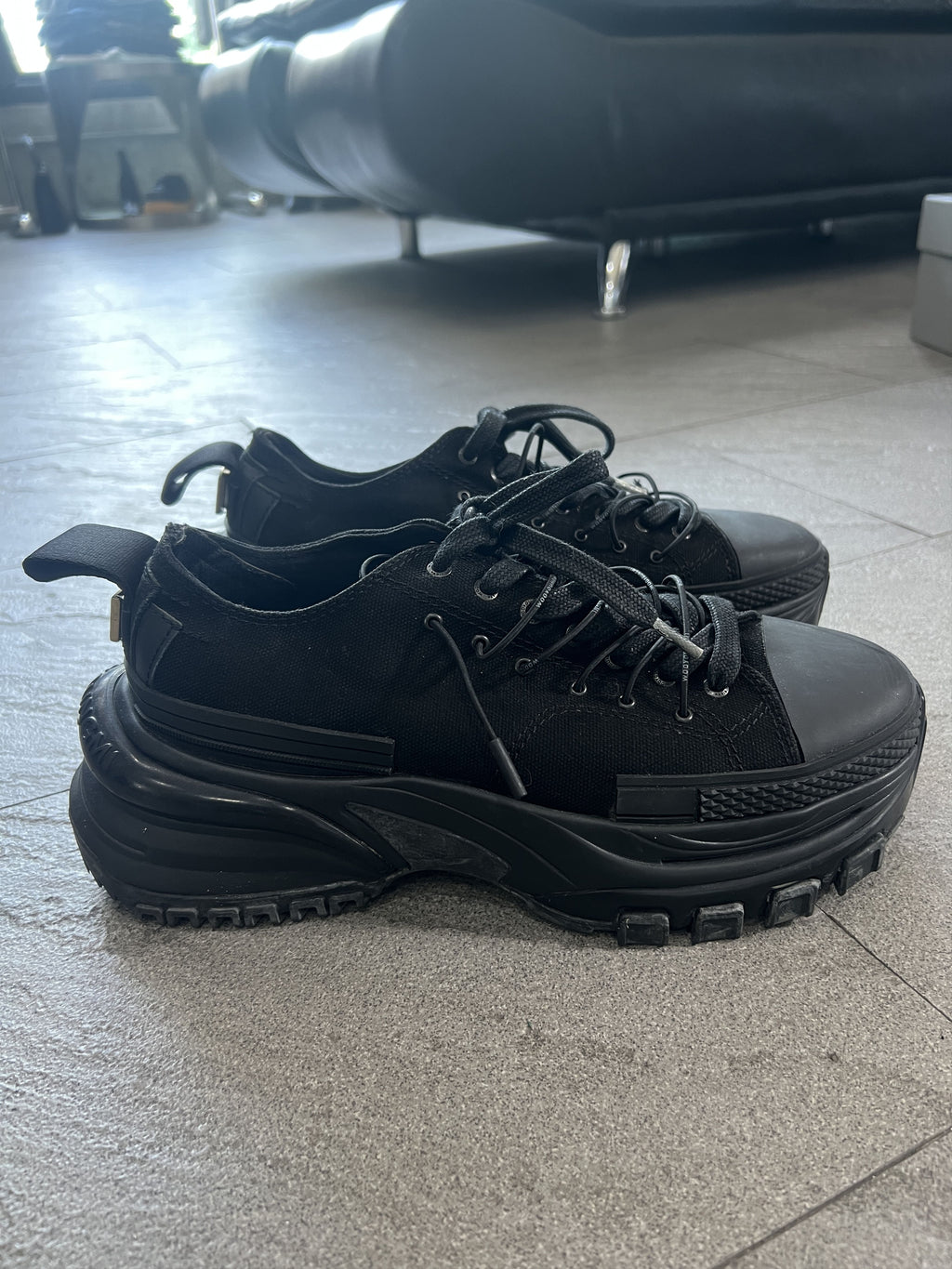 Wooyoungmi Paris Platform Chunky Sneakers Black EU43