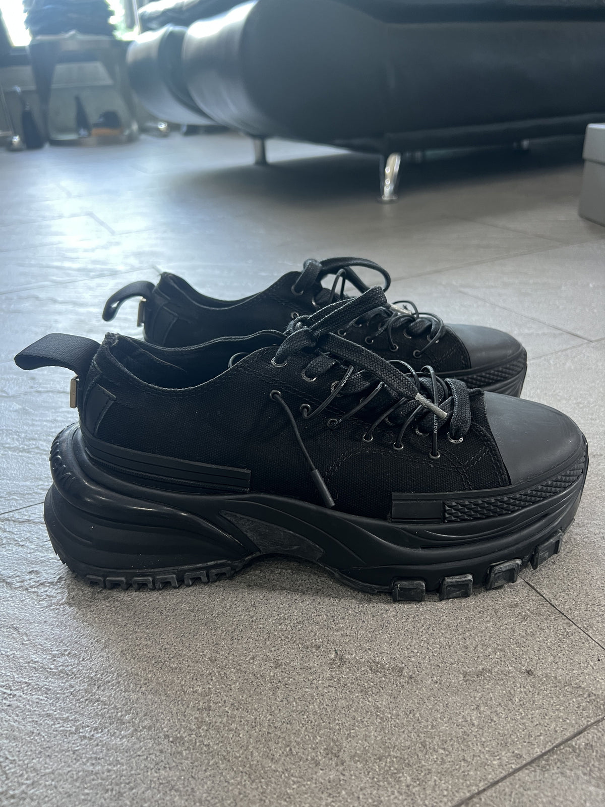 Wooyoungmi Paris Platform Chunky Sneakers Black EU43