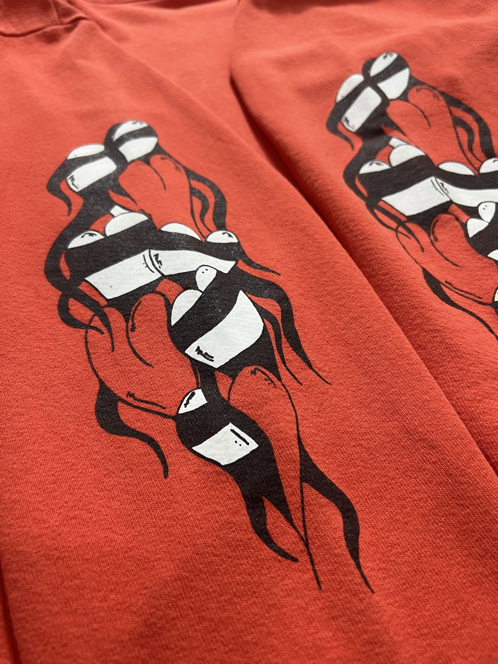 Chrome Hearts x Matty Boy Sadistic Lipstick Orange Hoodie M