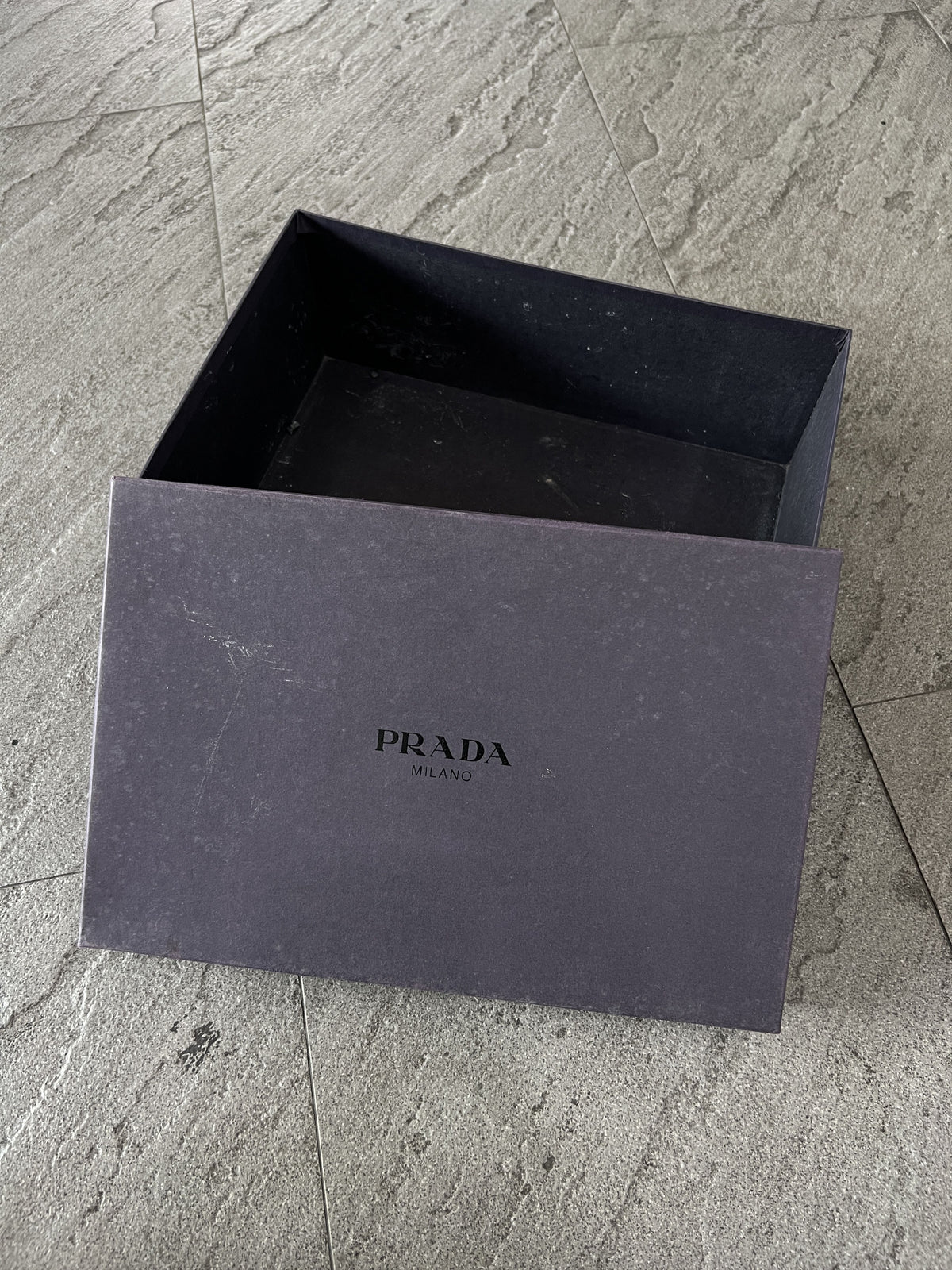 Prada Black Satin Pumps Square Toe Logo Heels EU35