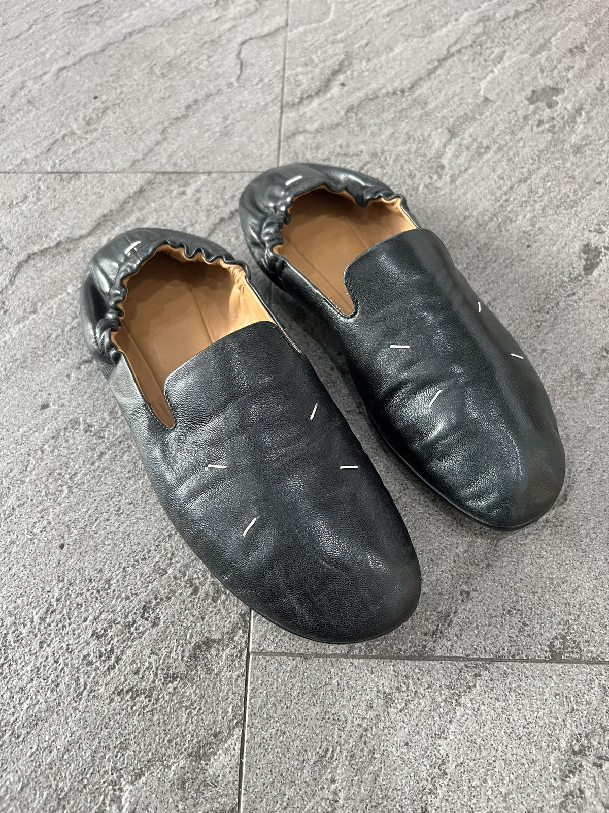 Maison Margiela Four Stitch Leather Slip On EU37