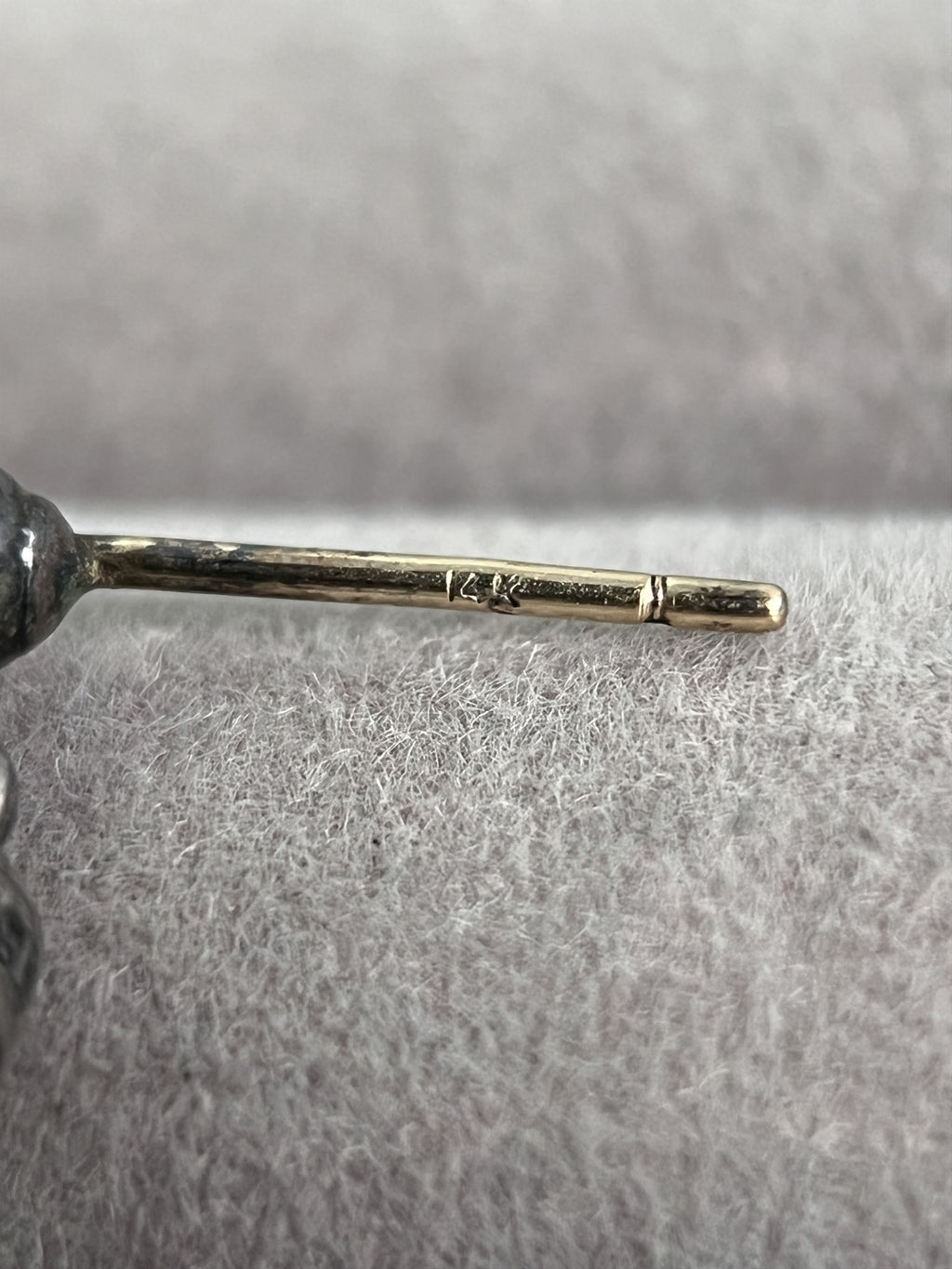 Chrome Hearts Spike Dangle Stud Earring 925 Silver
