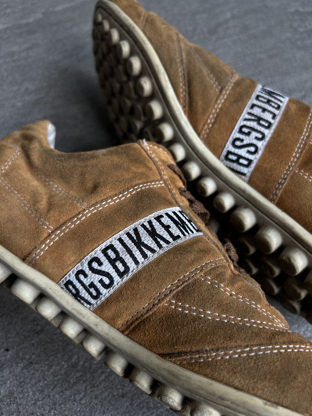 Dirk Bikkembergs Suede Soccer Sneakers Brown EU39