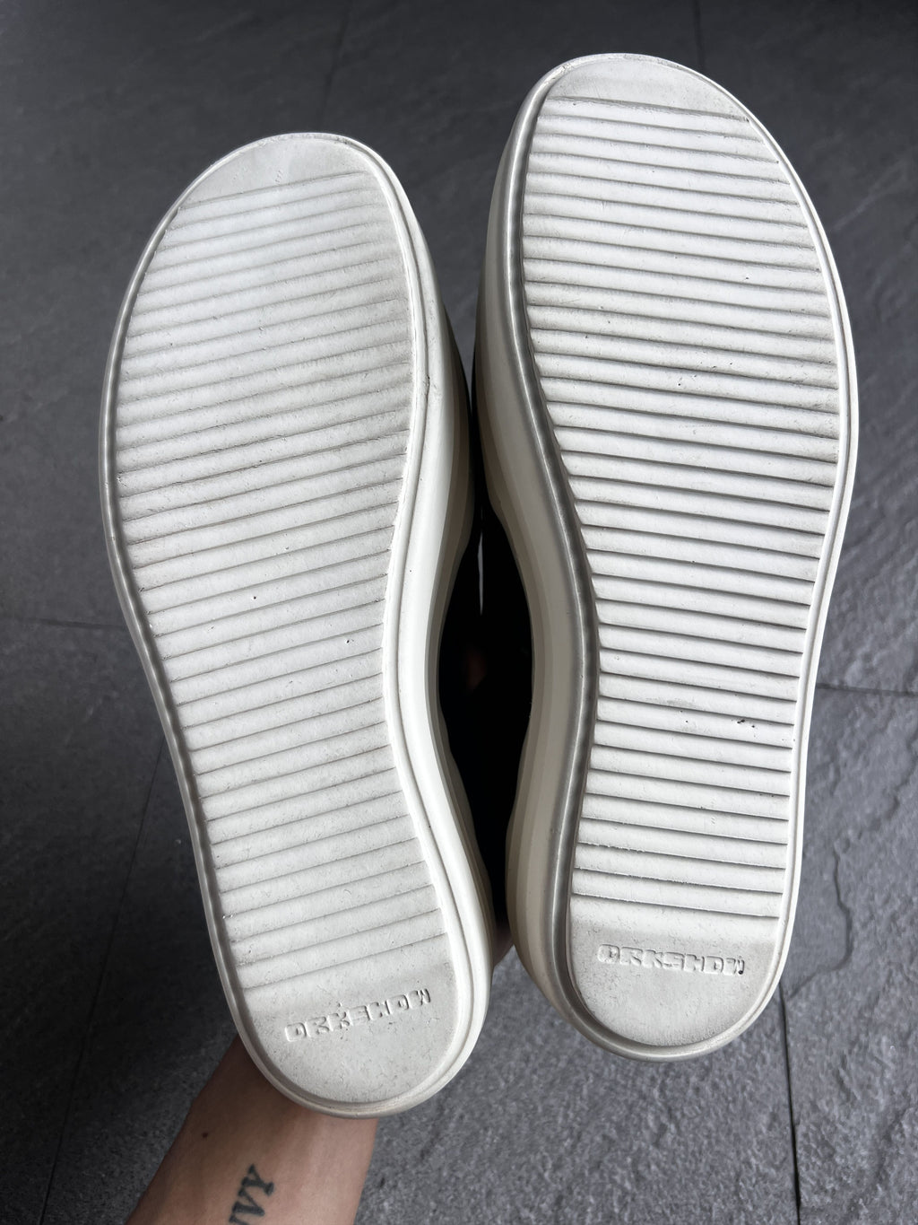 Rick Owens DRKSHDW Double Bumper Pentagram Sandals