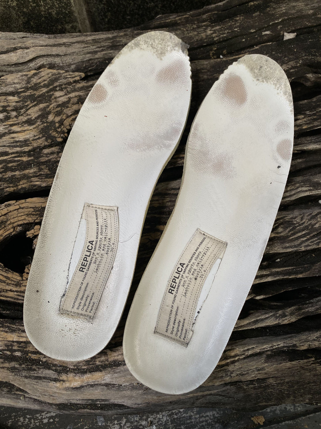 Maison Margiela Replica GAT White Leather Sneakers 39.5