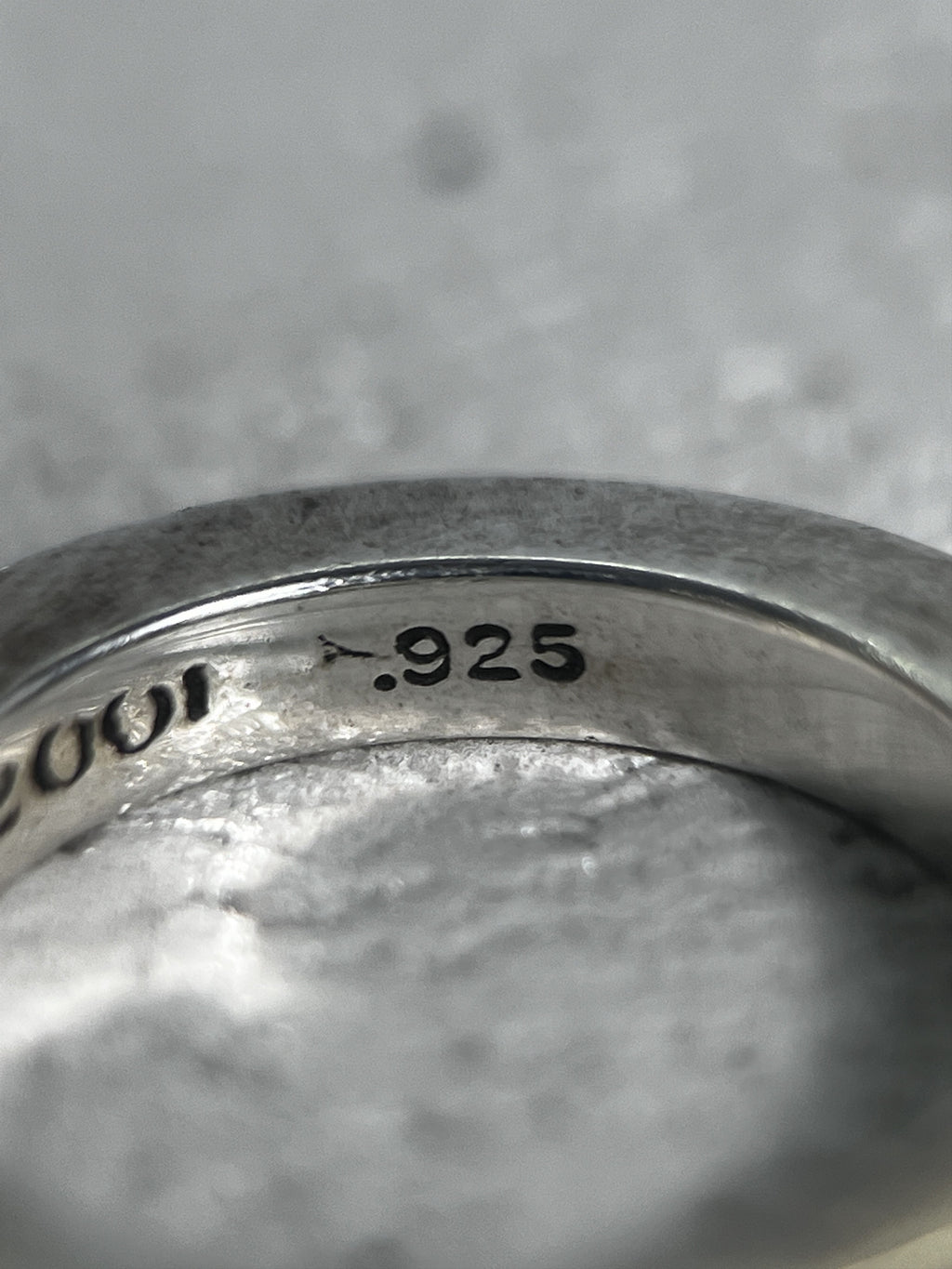 Chrome Hearts Script Spacer Ring .925 Size US7