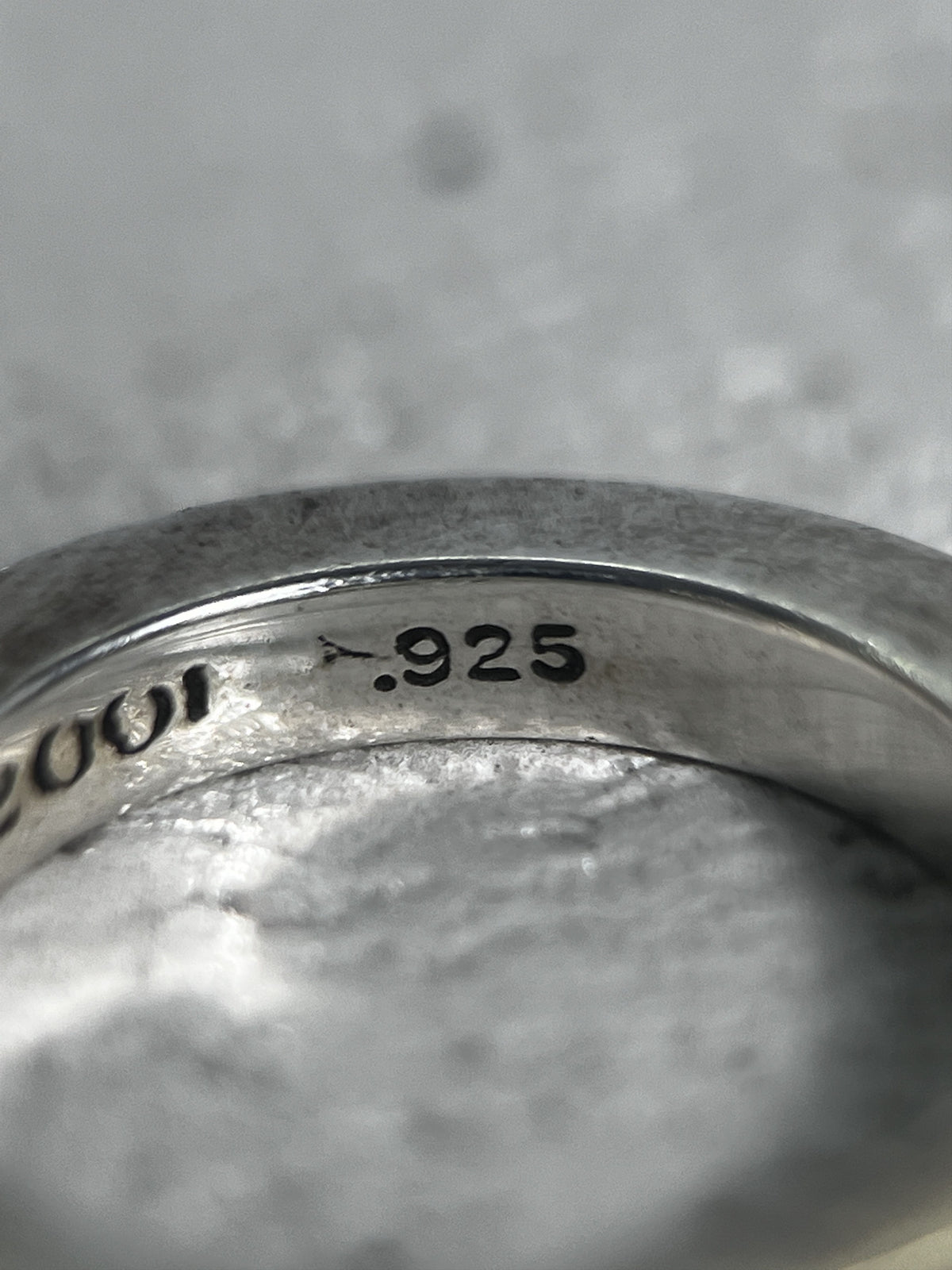 Chrome Hearts Script Spacer Ring .925 Size US7