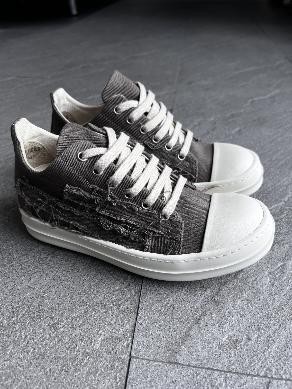 Rick Owens DRKSHDW Slashed Low Sneakers Dust EU35.5