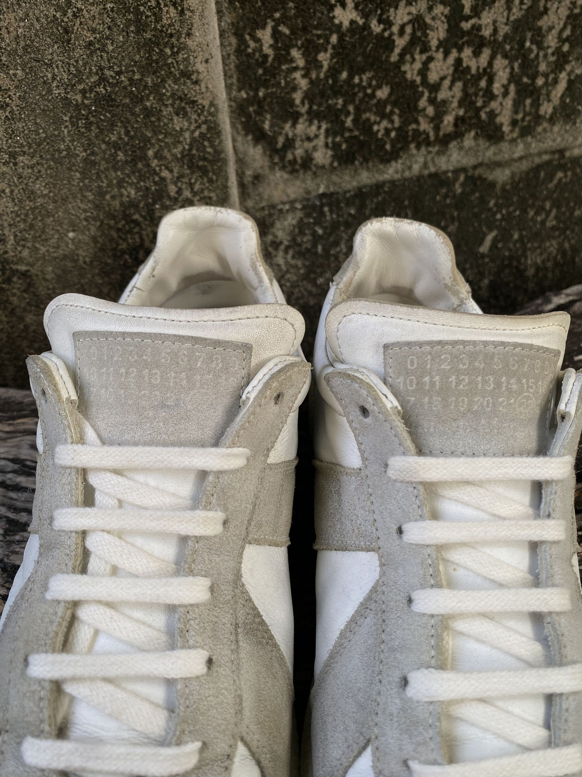 Maison Margiela Replica GAT White Leather Sneakers 39.5