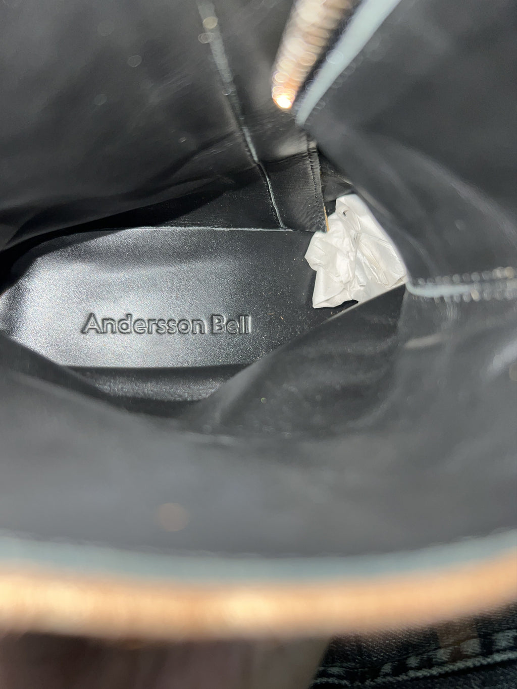 Andersson Bell Hairy Leather Zip Boots EU41