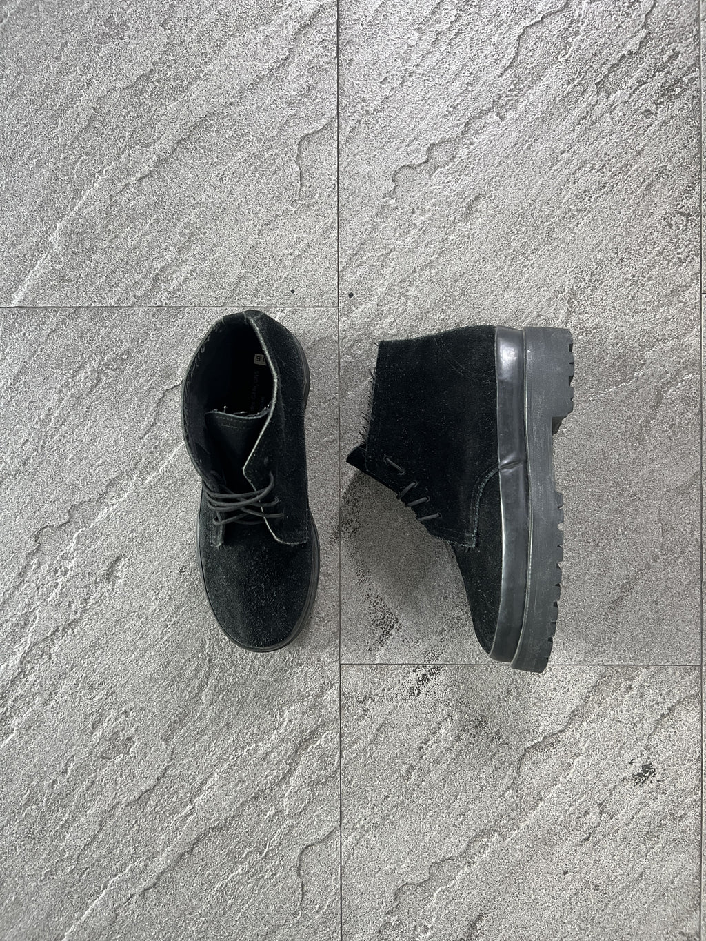 Comme des Garçons Homme Suede Chukka Boots Black 24.5cm