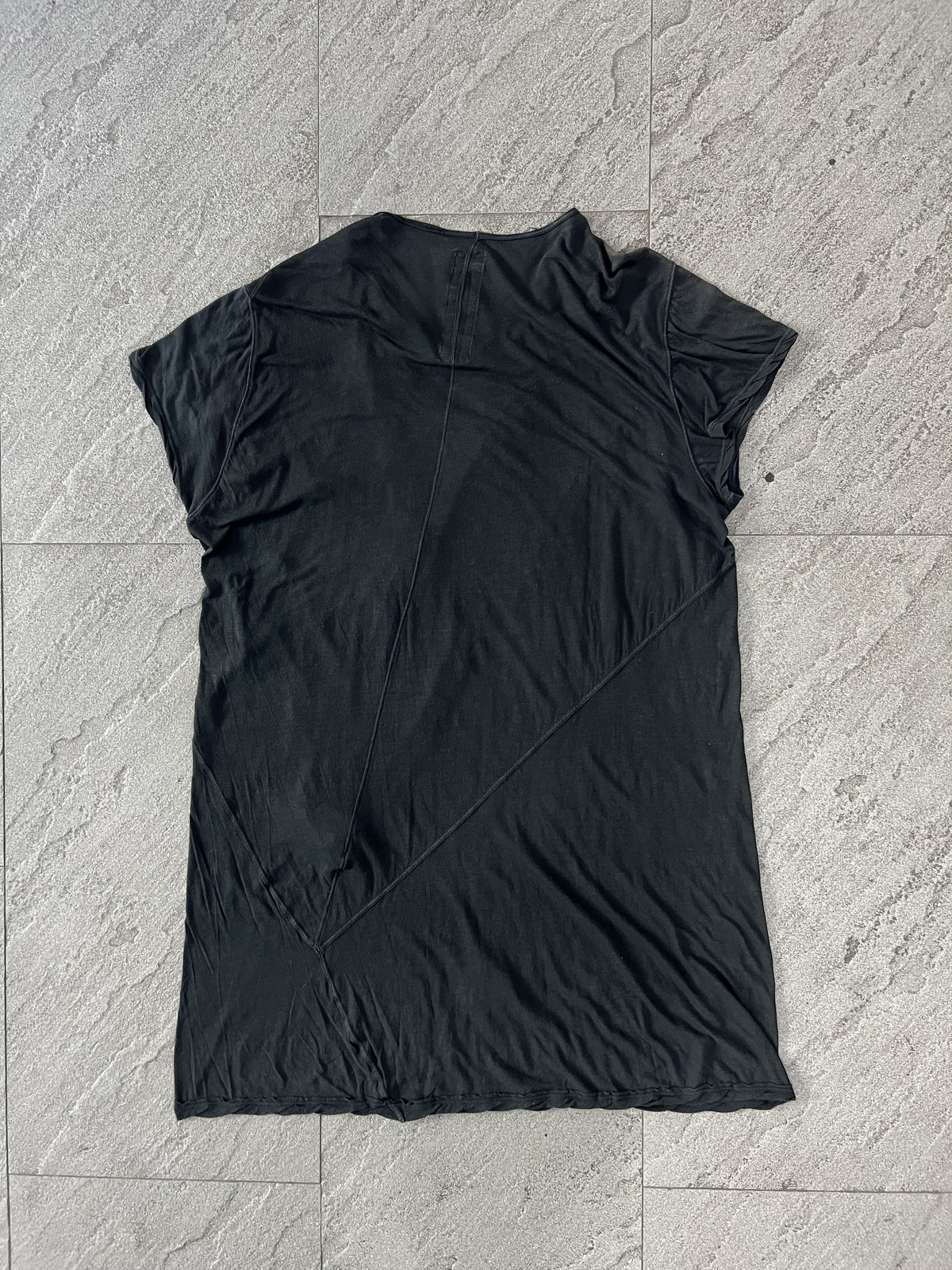Rick Owens DRKSHDW Level Long Tee Black