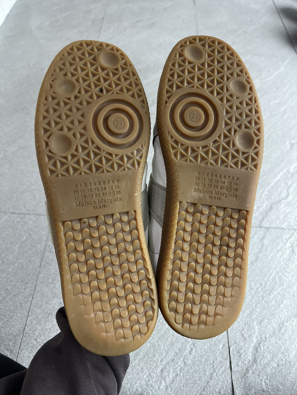 Maison Margiela Replica Leather Suede GAT Sneakers 41