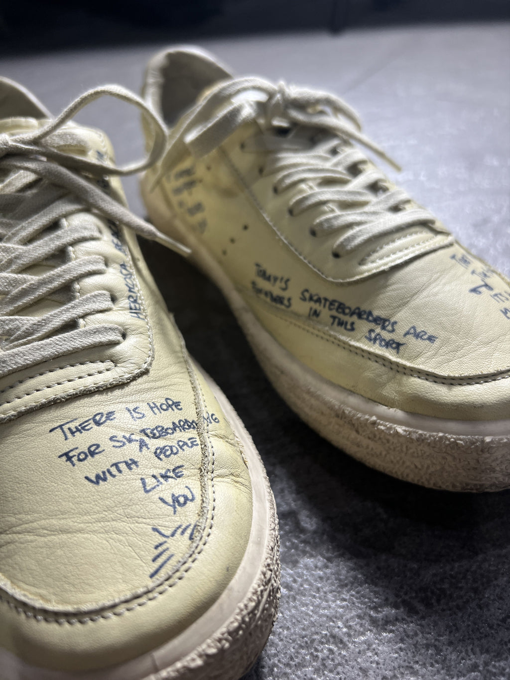 Golden Goose VCE Scribble Handwritten Leather Sneakers EU39