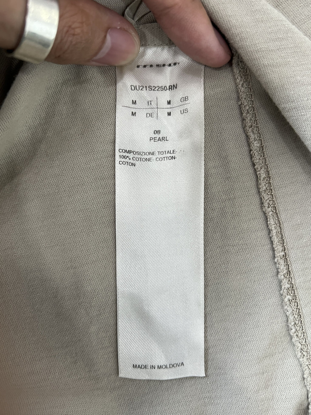 Rick Owens DRKSHDW Level T Pearl SS21