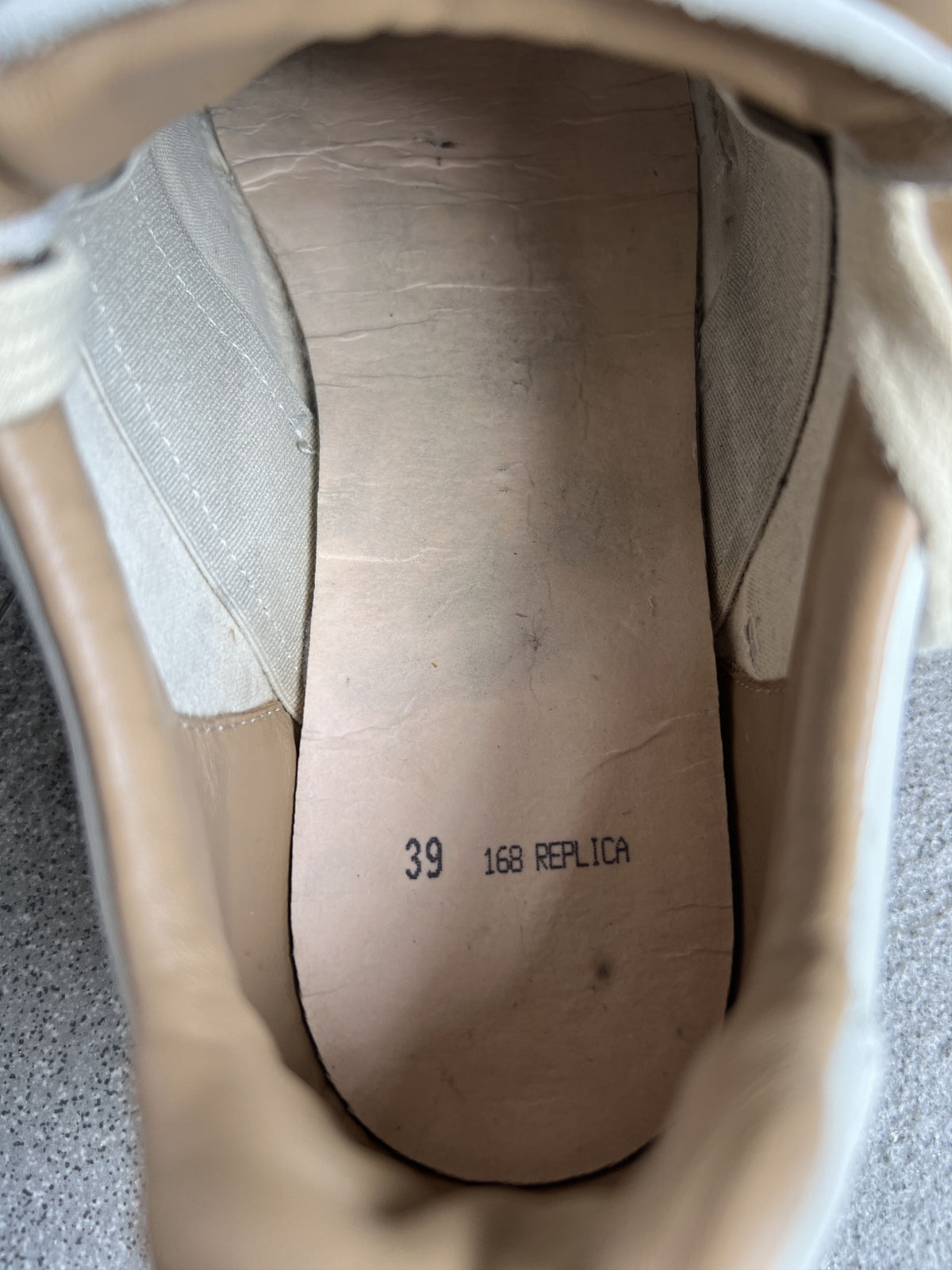 Maison Margiela Paint Splatter Replica Sneakers 39