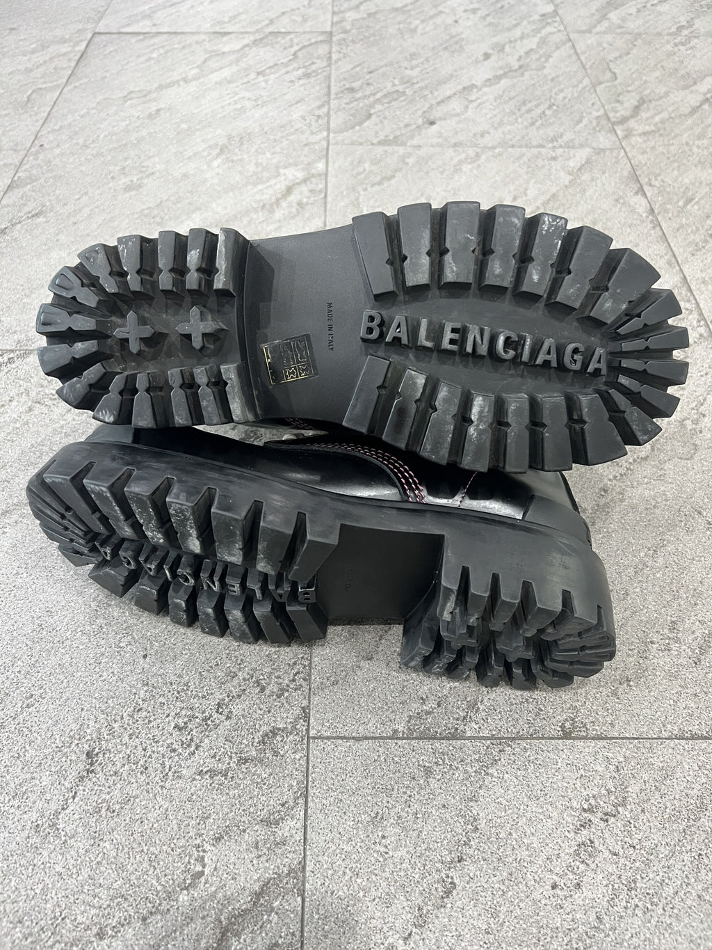 Balenciaga Strike Lace Up Boots EU39