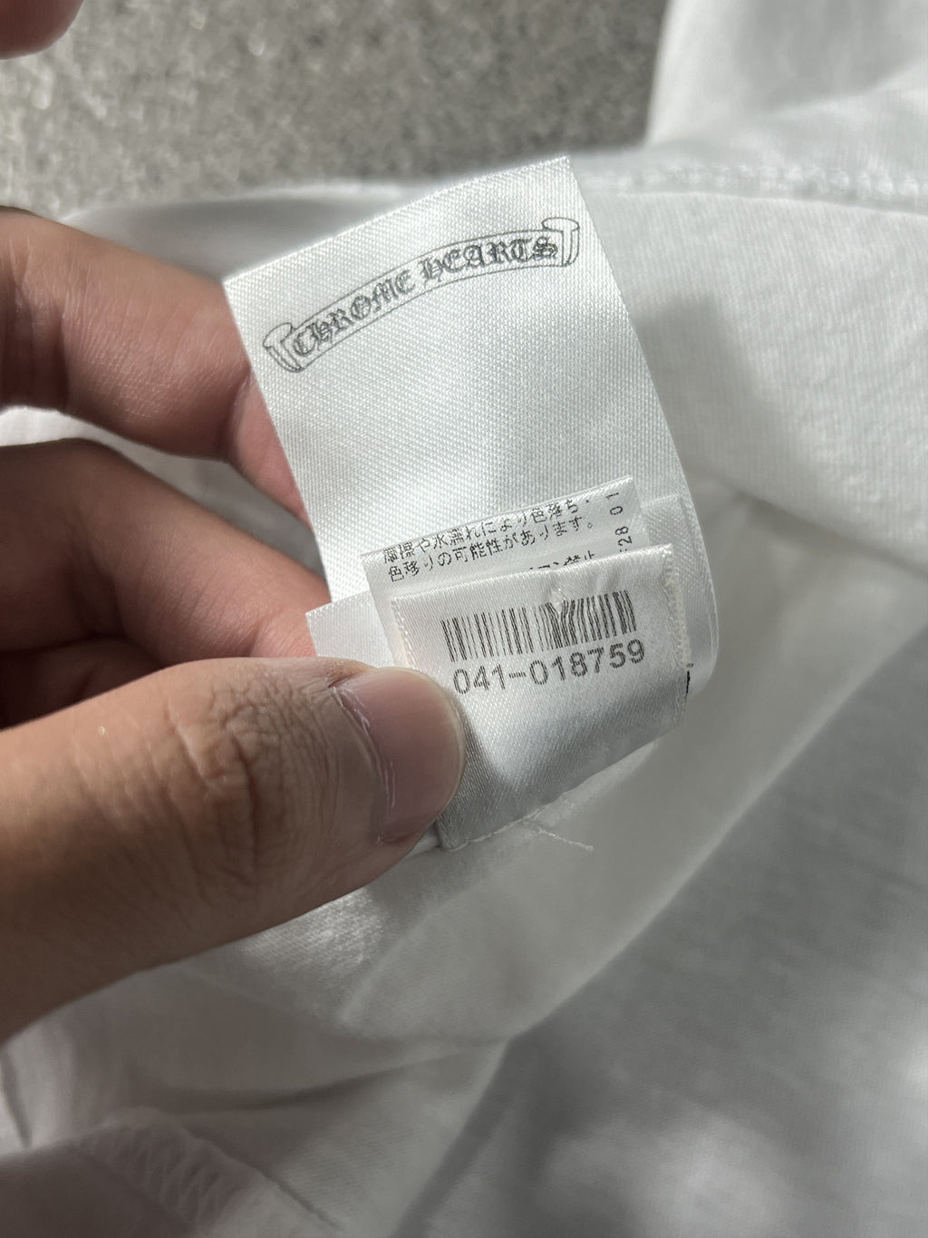 Chrome Hearts Osaka Pocket Tee White XL USA CH Logo