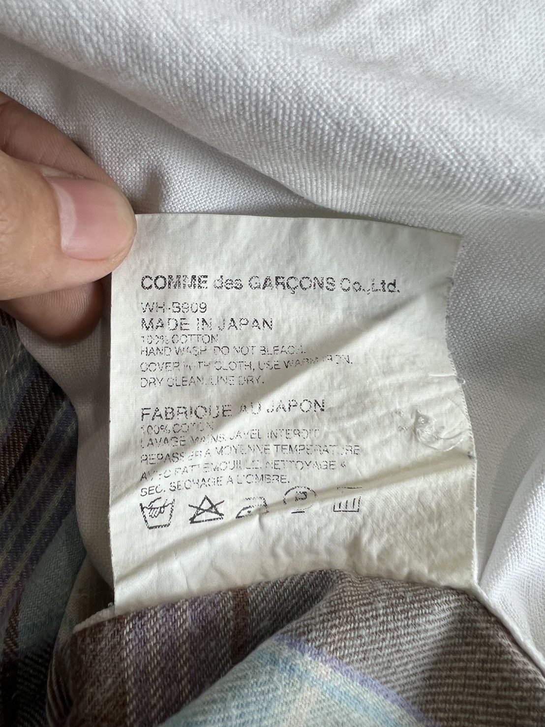 eYe JUNYA WATANABE Comme des Garçons MAN patches