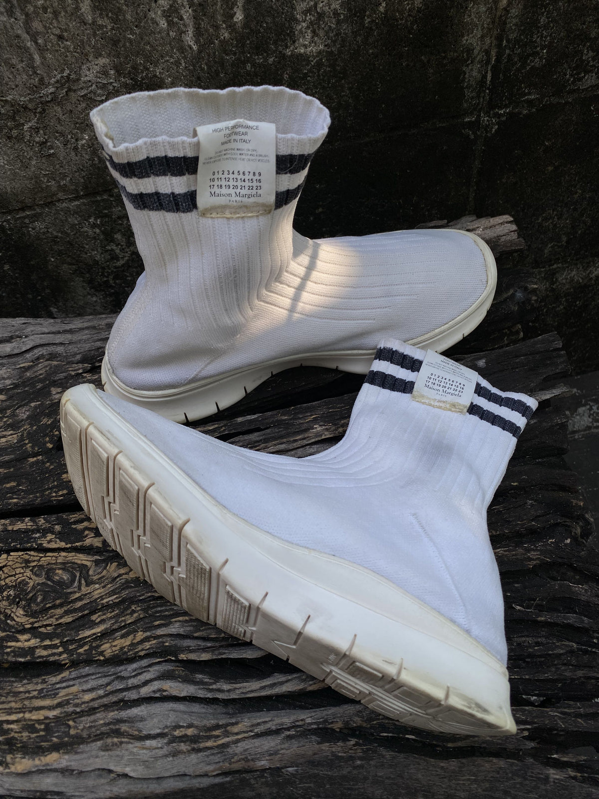 Maison Margiela Sock High-top Sneakers White