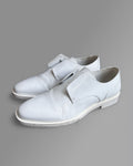 Jil Sander White Leather Concealed Lace Derby EU37