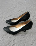 Maison Margiela 22 Black Leather Pumps Heels EU35