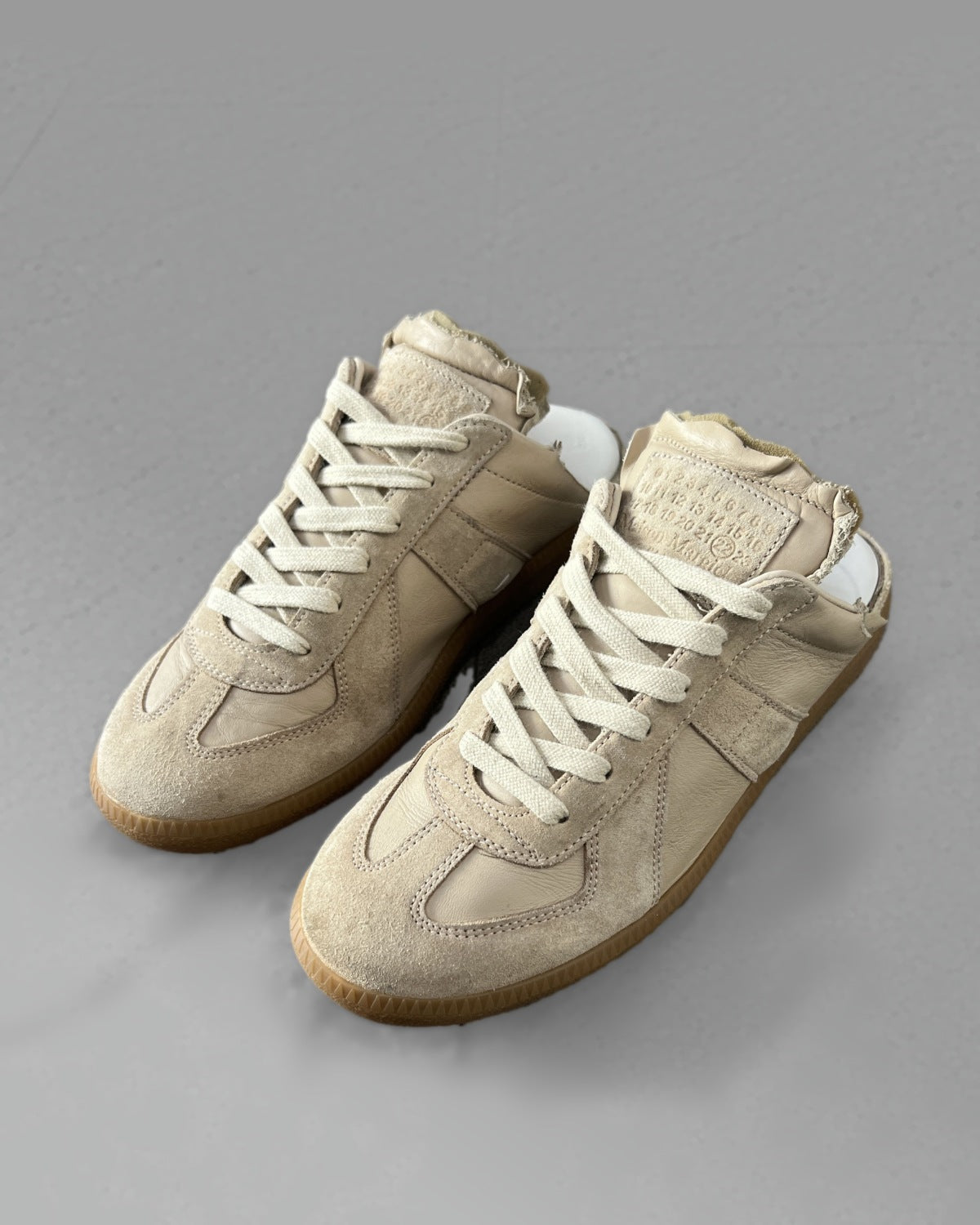 Maison Margiela GAT Replica Mules Low EU38 Suede Leather