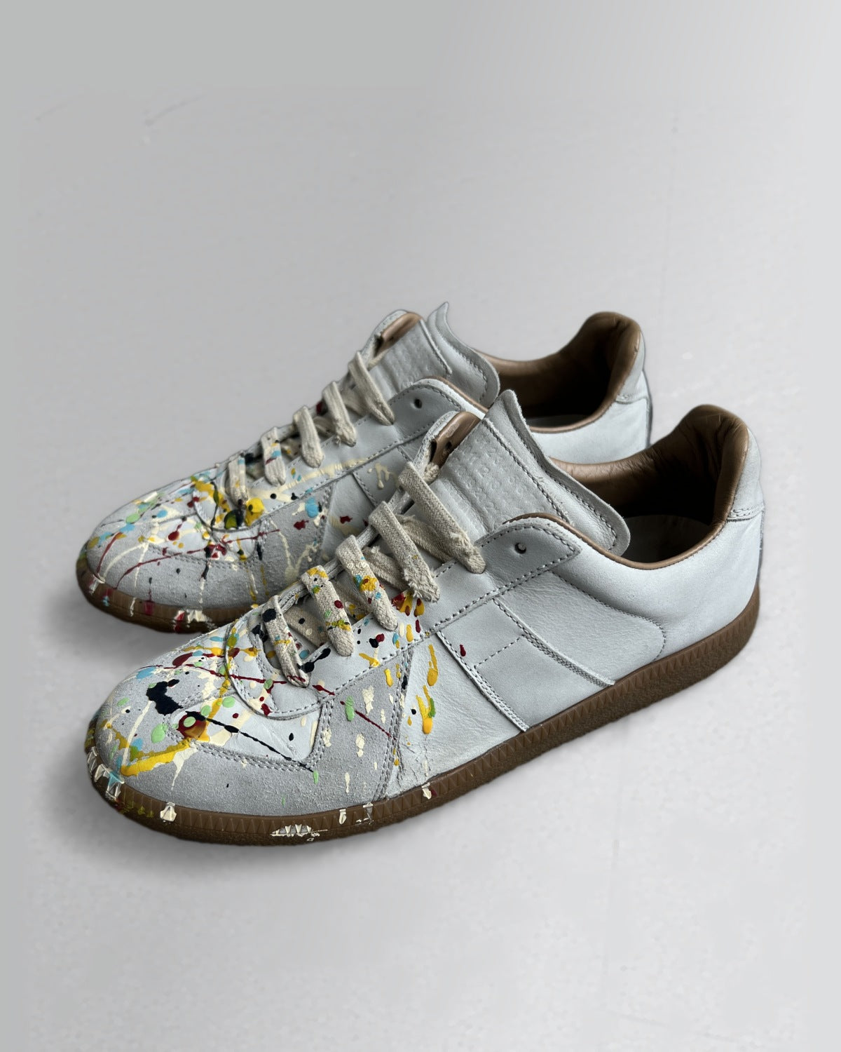 Maison Margiela Paint Splatter Replica Sneakers 39