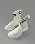 Maison Margiela Sock Sneakers Boots EU 40 White Knit Ankle