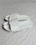 Maison Margiela Tabi Logo Rubber Slides White EU43