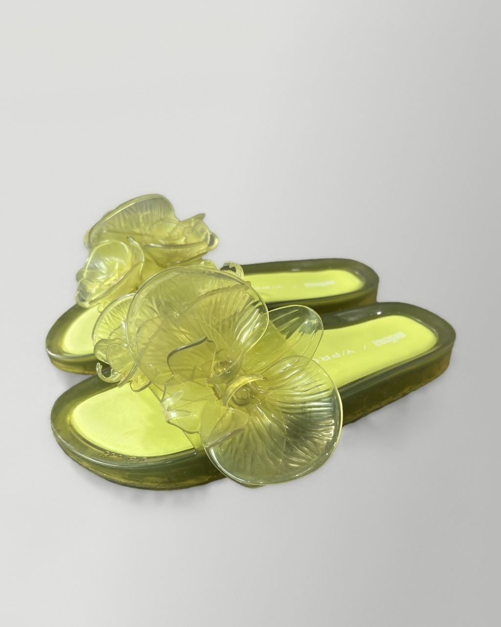 Melissa Y/Project Orchid Jelly Slides Yellow EU38