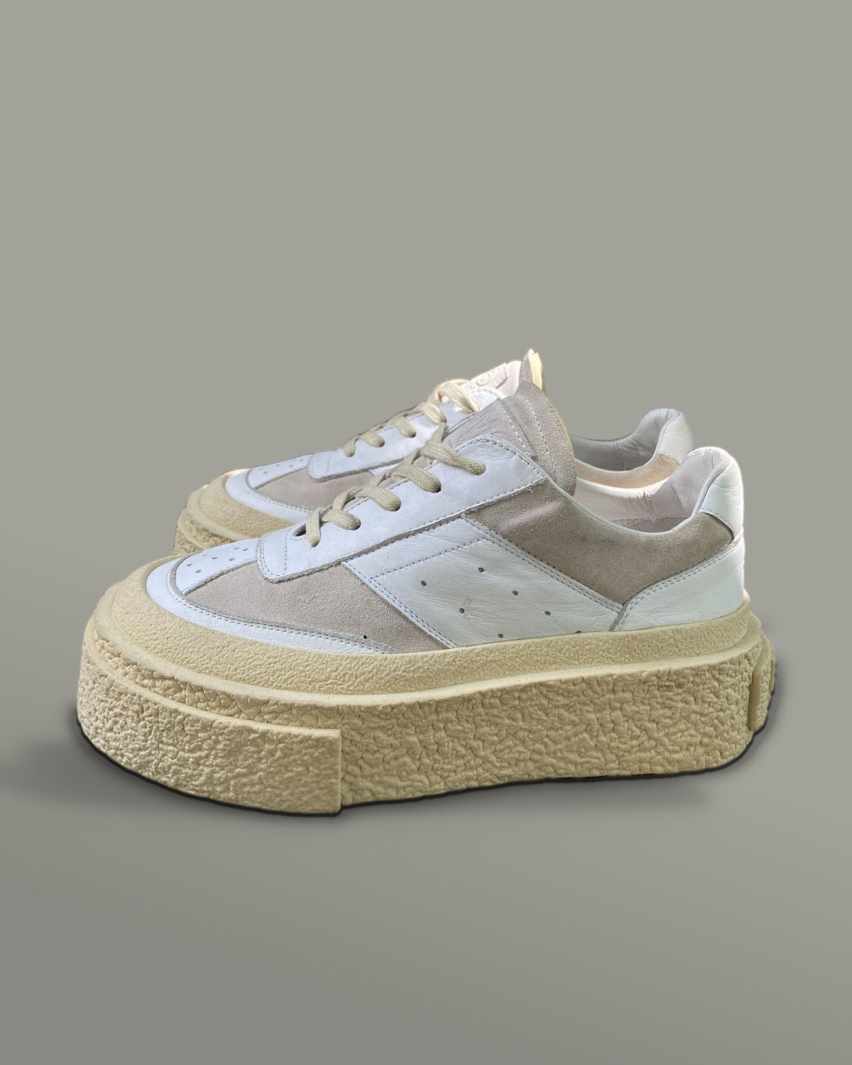 MM6 Maison Margiela Platform Sneakers White EU38