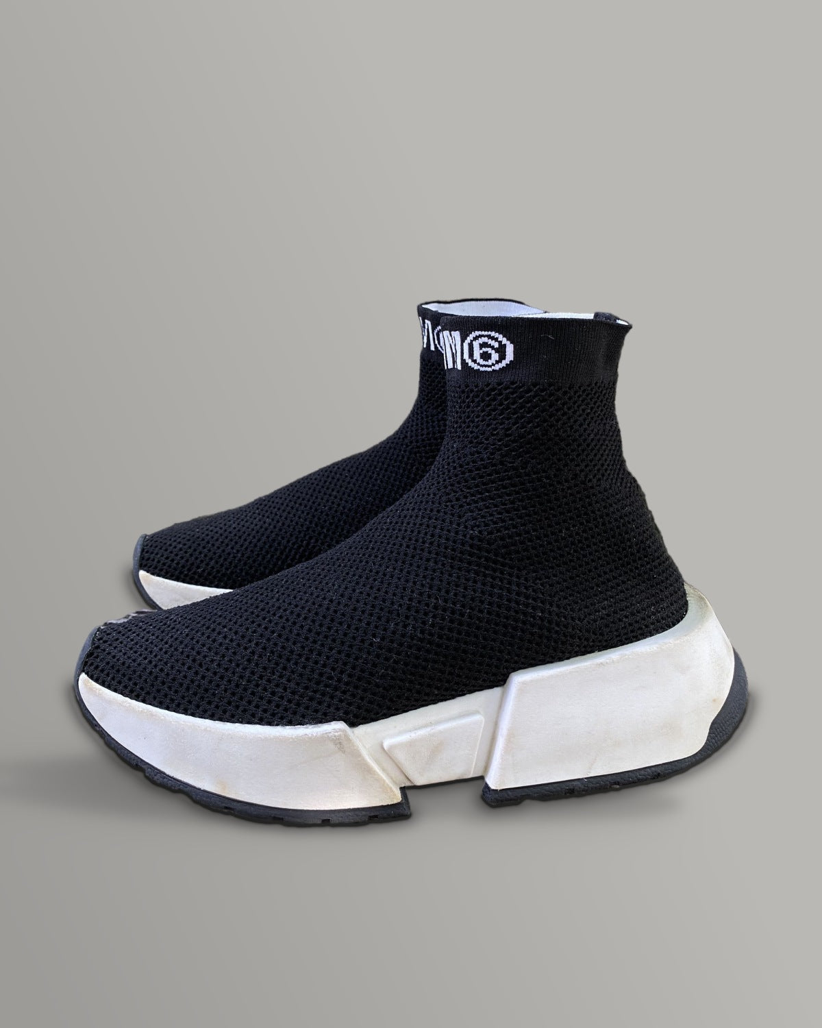 MM6 Maison Margiela Sock Knit High Top Sneakers EU38