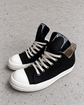 Rick Owens Hollywood Low Sneakers Black Milk EU40