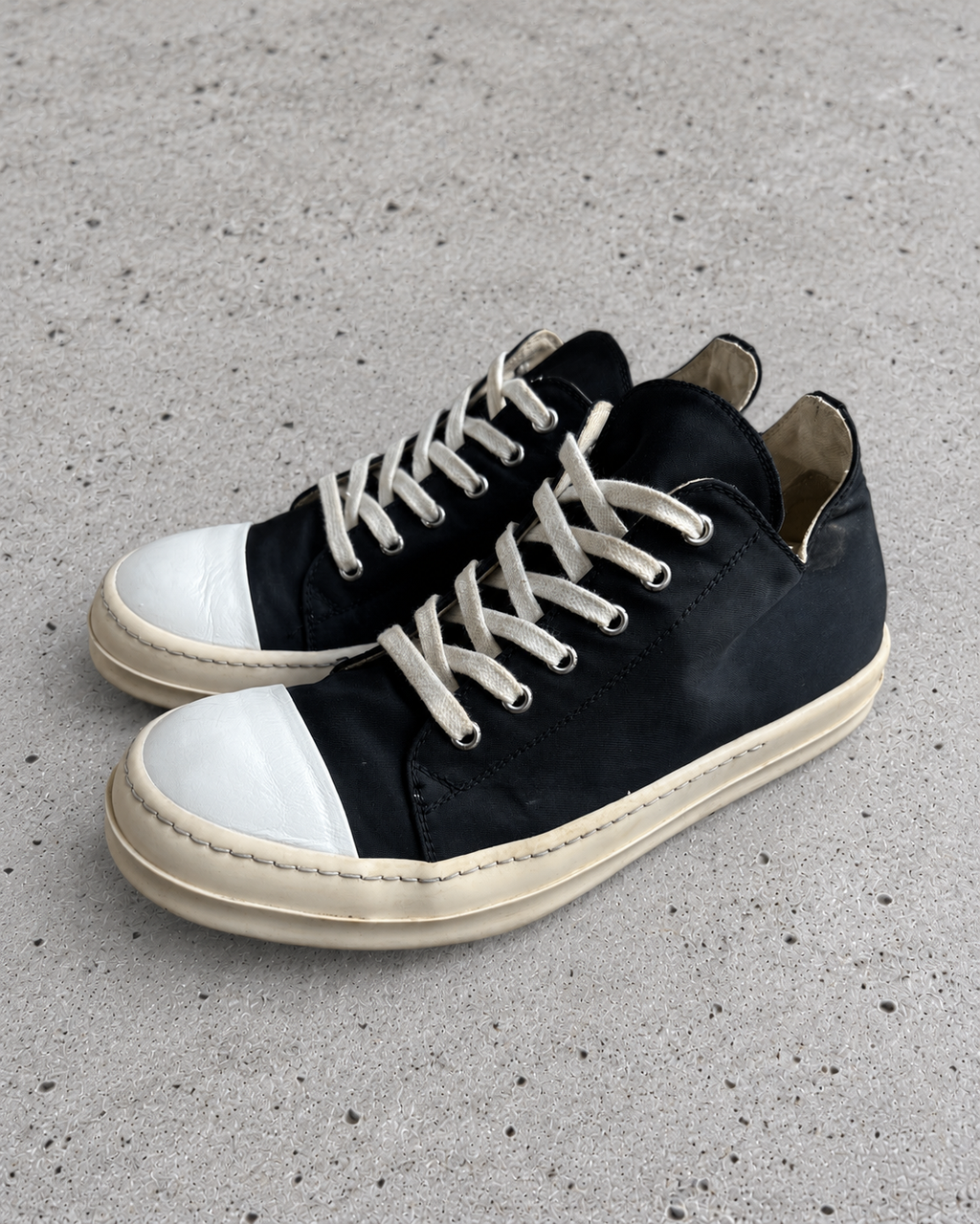 Rick Owens DRKSHDW Nylon Ramones Low Sneakers EU41.5