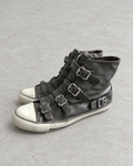 ASH Multi Buckle Leather High Top Sneakers EU37