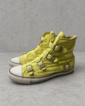 ASH Virgin Bis Multi Buckle High Top Sneakers Yellow EU38