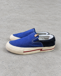 visvim Blue Canvas Slip-On Sneakers EU41